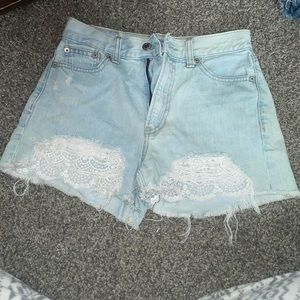 American Eagle Jean Shorts size 00